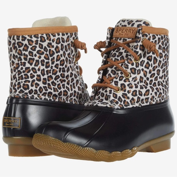 Sperry Shoes - Sperry *NWOB* Women's Saltwater Animal Print All-Weather Boots